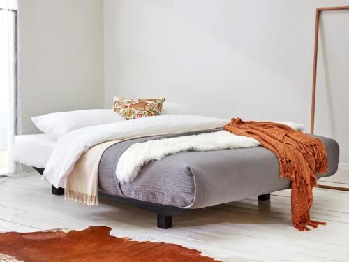 black floating platform bed by get laid beds